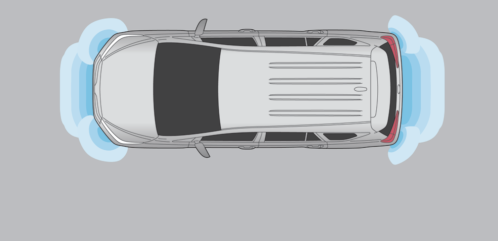 Cảm biến lùi giúp xác định vật cản khuất tầm nhìn, phát tín hiệu cảnh báo hỗ trợ người điều khiển lái phù hợp để lùi hoặc đỗ xe an toàn.